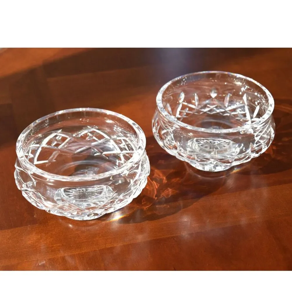 Pair of Waterford Crystal Bowls – Carlow and Lismore Patterns – 5